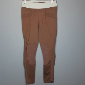 Irideon Equestrian Riding Breeches Tights Knee Patches Size Large